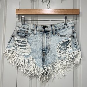 Light Blue Jean Shorts